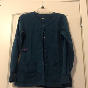 Teal Scrub Jacket